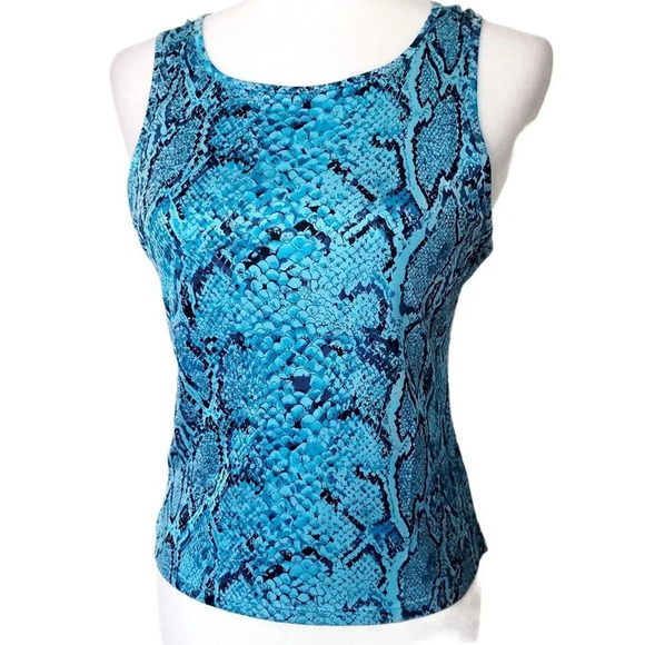 Equipment Top Size Large 100% Silk Snake Print Blouse - Picture 5 of 8